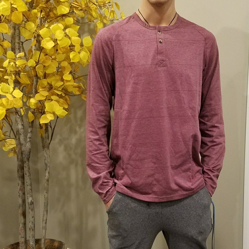 NWT Men's Heather Raglan-Sleeve Jersey T-Shirt